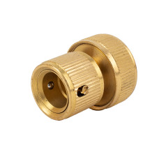 Латунный коннектор 1/2" для шланга 3/4" быстросьем
