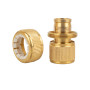 Латунный коннектор 1/2" для шланга 3/4" – надежное соединение для полива