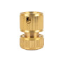 Латунный коннектор 1/2" для шланга 1/2" – надежное соединение для полива