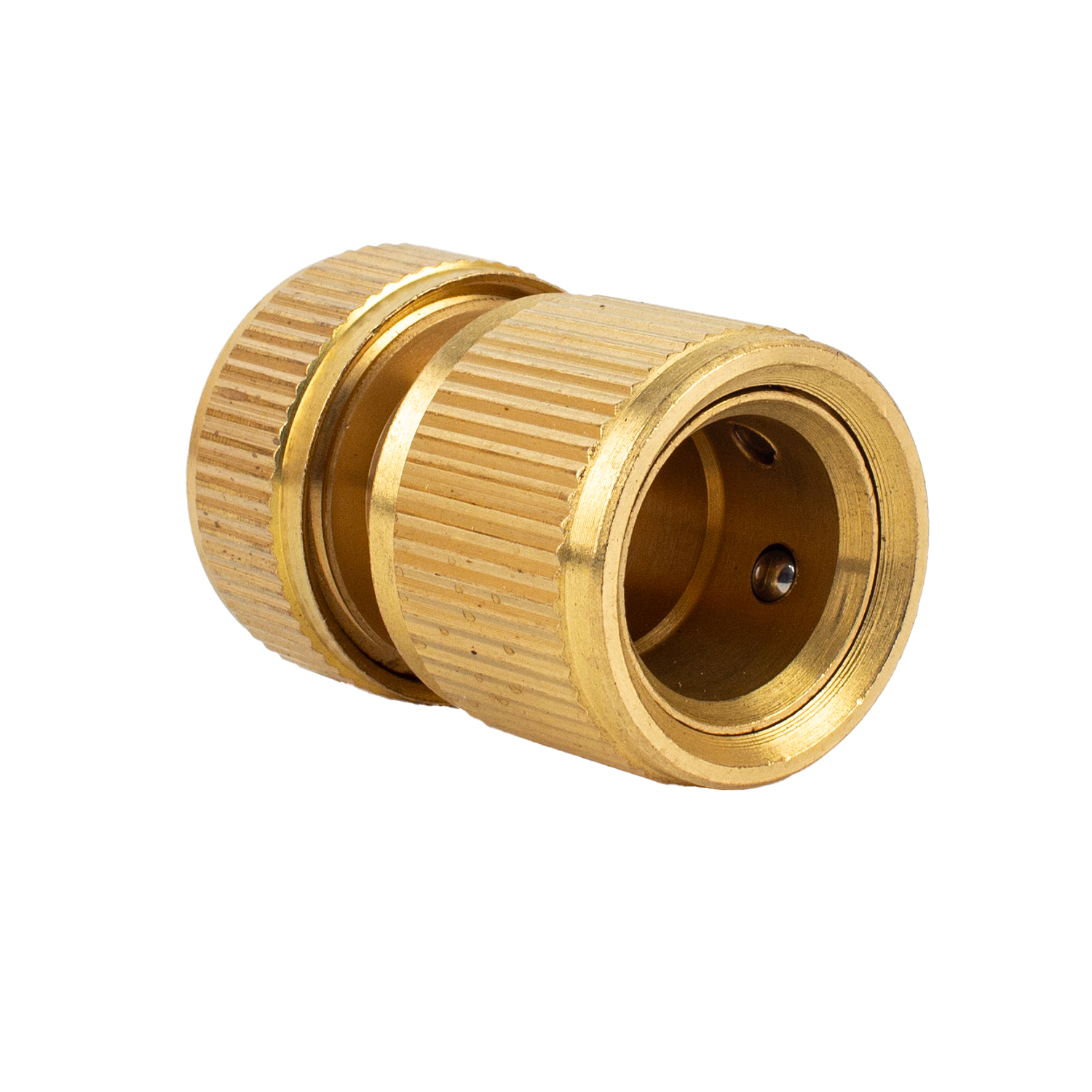 Латунный коннектор 1/2" для шланга 1/2" – надежное соединение для полива