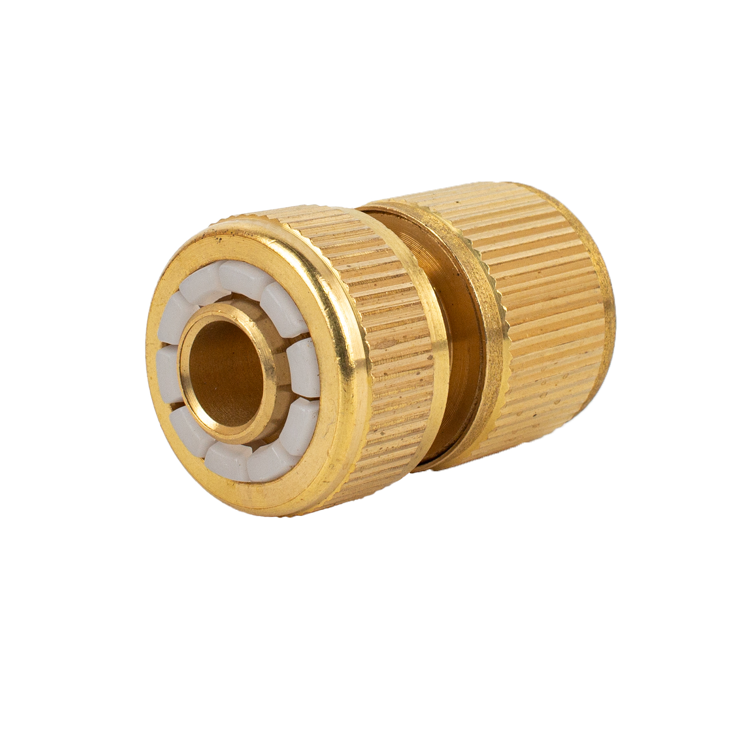 Латунный коннектор 1/2" для шланга 1/2" – надежное соединение для полива