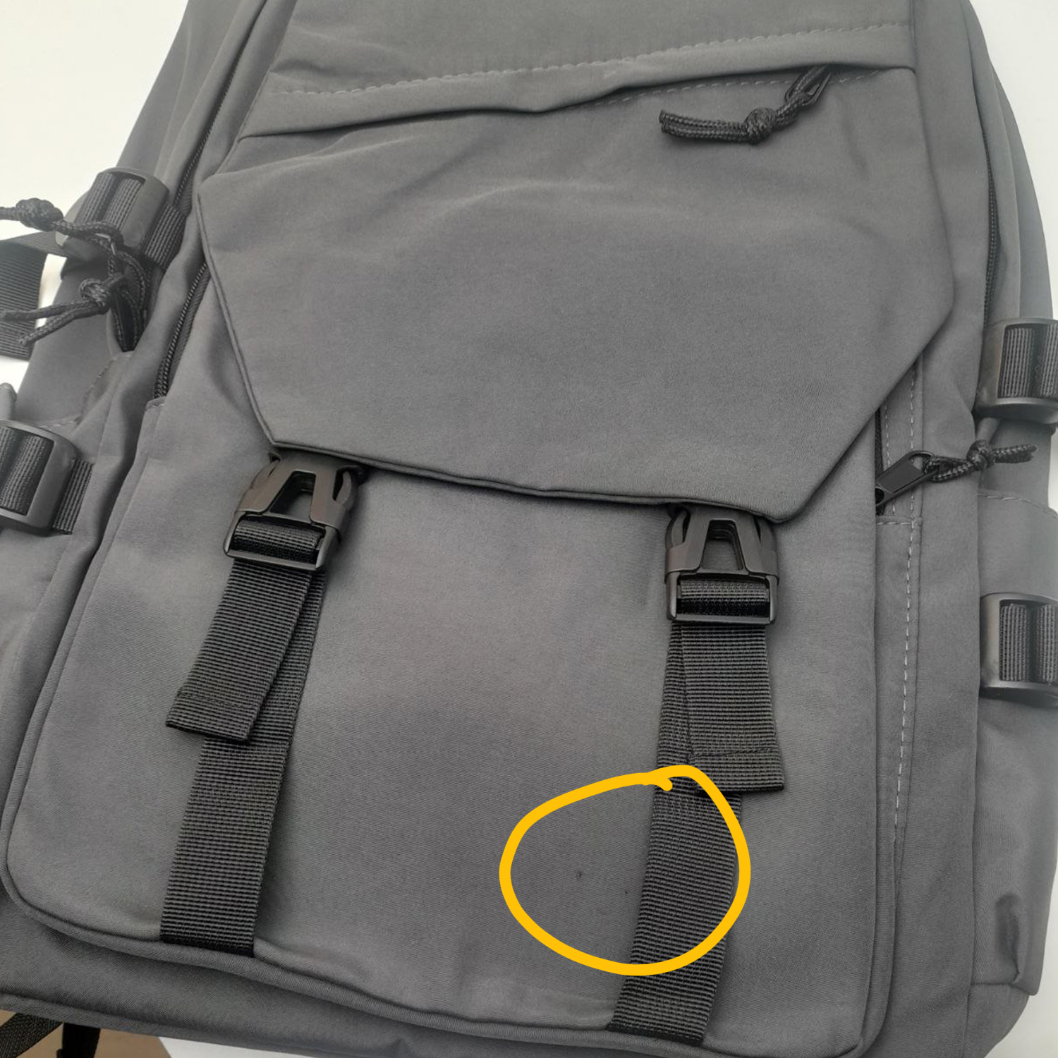 Уцінка! Міський рюкзак Corze DEF-9002GR, сірий