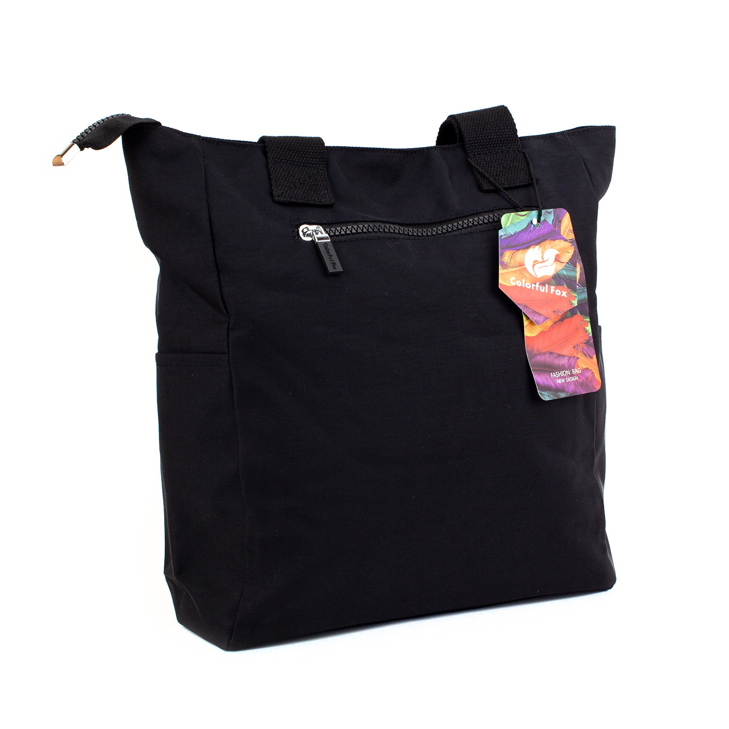 Жіноча спортивна сумка шопер Colorful Fox DCH0443BL, чорна