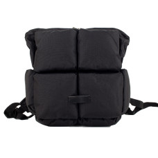 Жіночий об'ємний рюкзак Corze Puff 7585BL, чорний