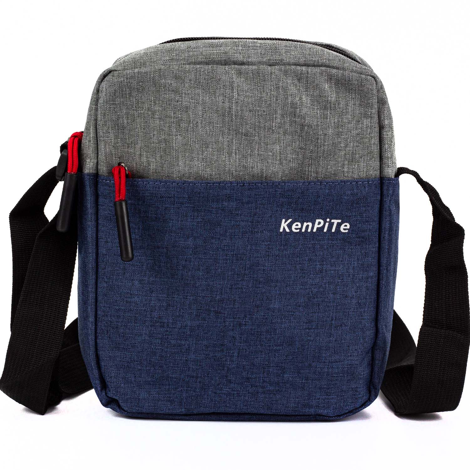Чоловіча сумка через плече KenPite M-003 синя