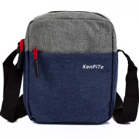 Чоловіча сумка через плече KenPite M-003 синя