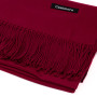 Уценка! Женский кашемировый шарф LuxWear DEF-S47007 бордовый
