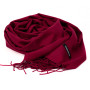 Уценка! Женский кашемировый шарф LuxWear DEF-S47007 бордовый