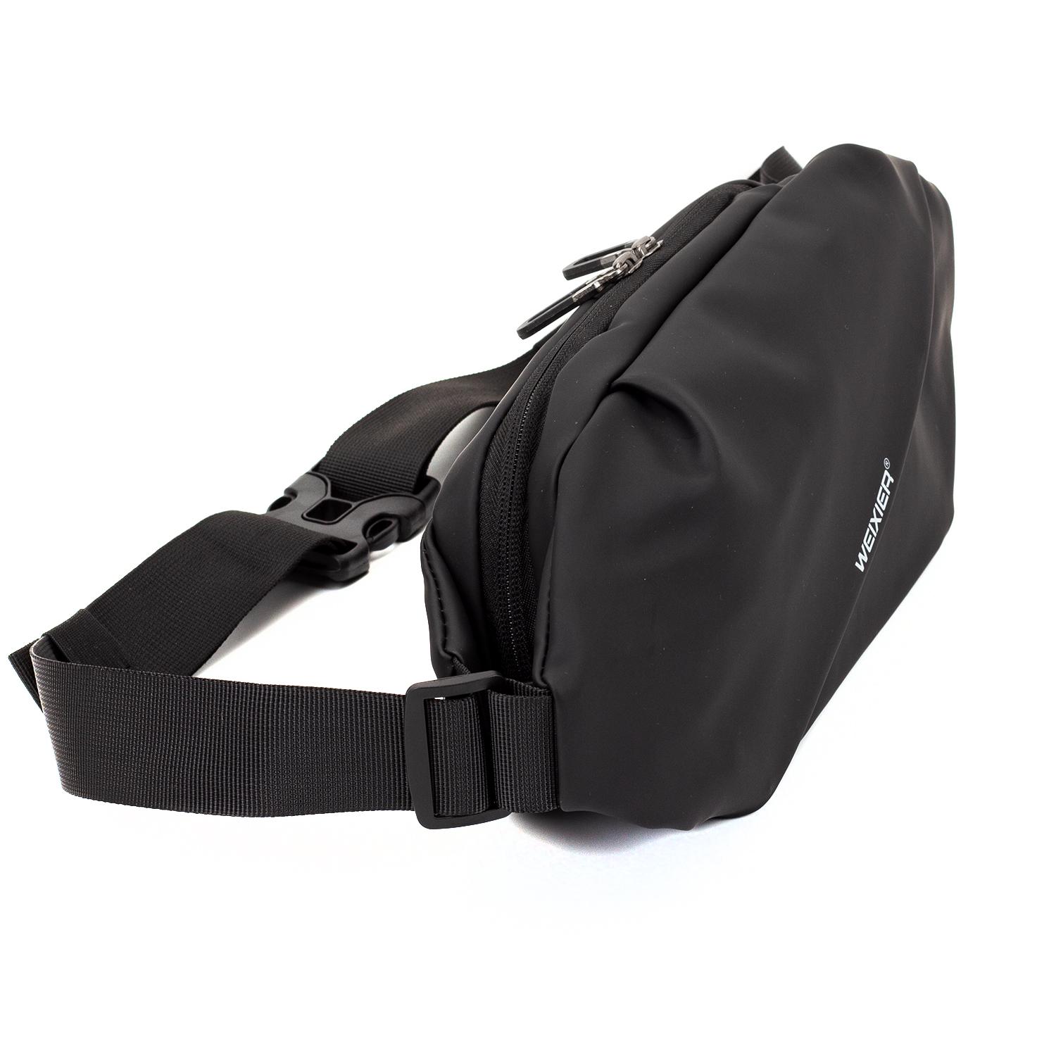 Мужская спортивная сумка бананка JoyArt WX8641BL, черная