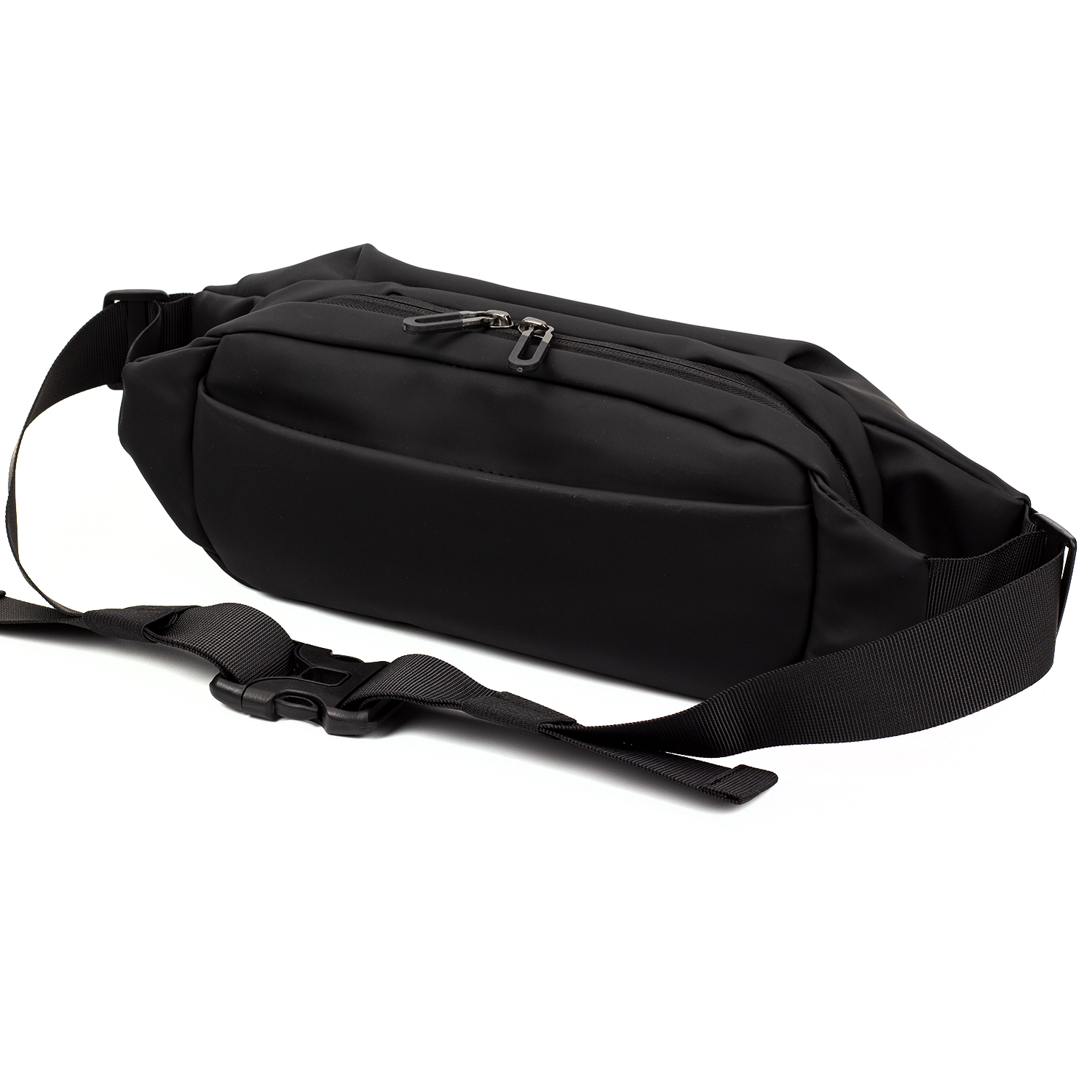 Мужская спортивная сумка бананка JoyArt WX8641BL, черная
