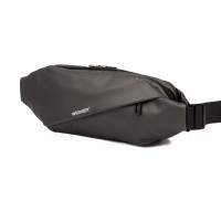 Спортивная сумка бананка JoyArt WX8641GR, серо-коричневая