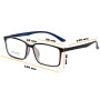 Компьютерные очки Bloomberg Glasses B6822 унисекс,  черные