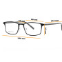 Компьютерные очки Bloomberg Glasses B6298 унисекс,  черные