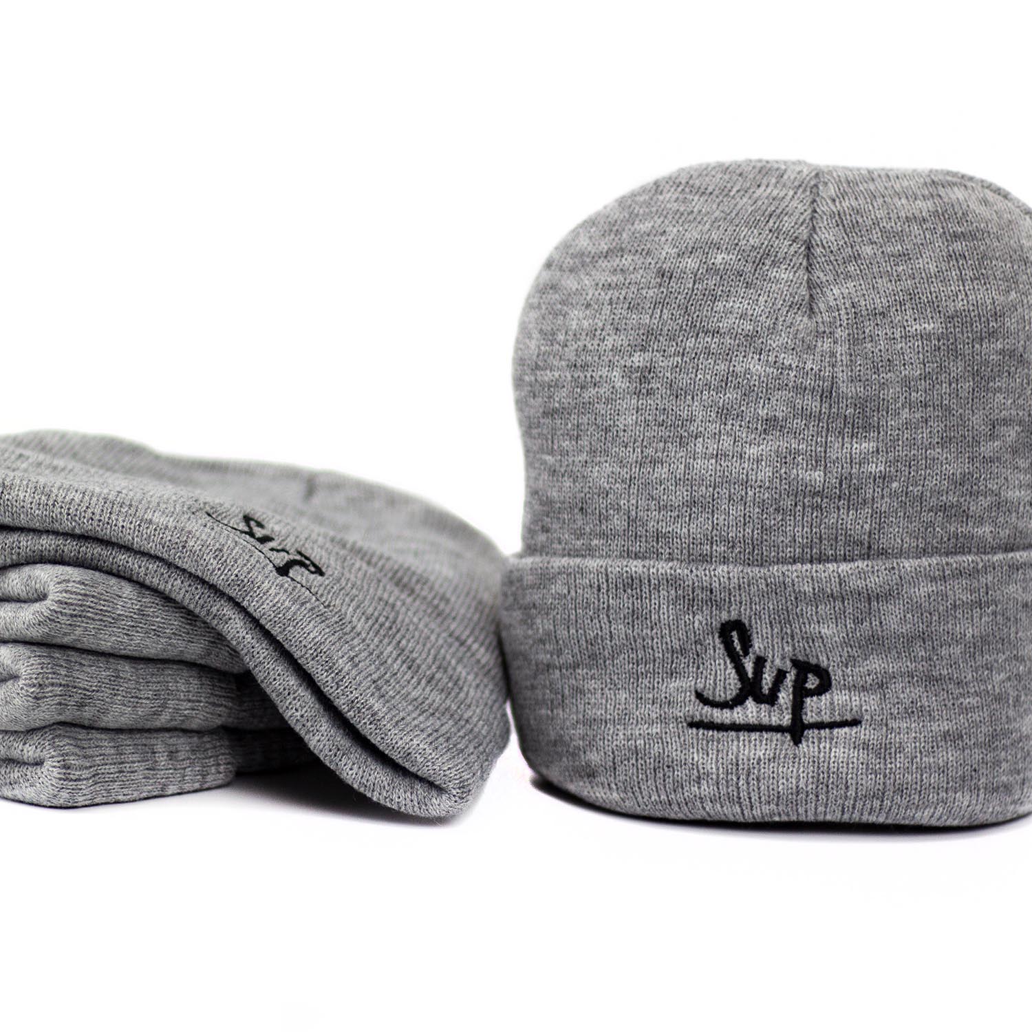 Шапка базовая New Wear SUP SP1005 Серая