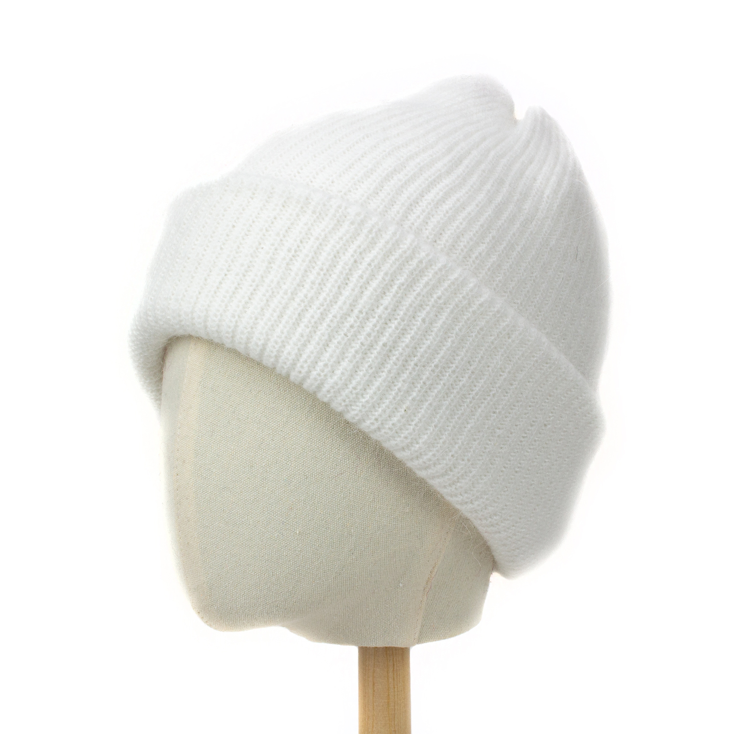 Шапка женская зимняя шерстяная Corze HC3003 белая