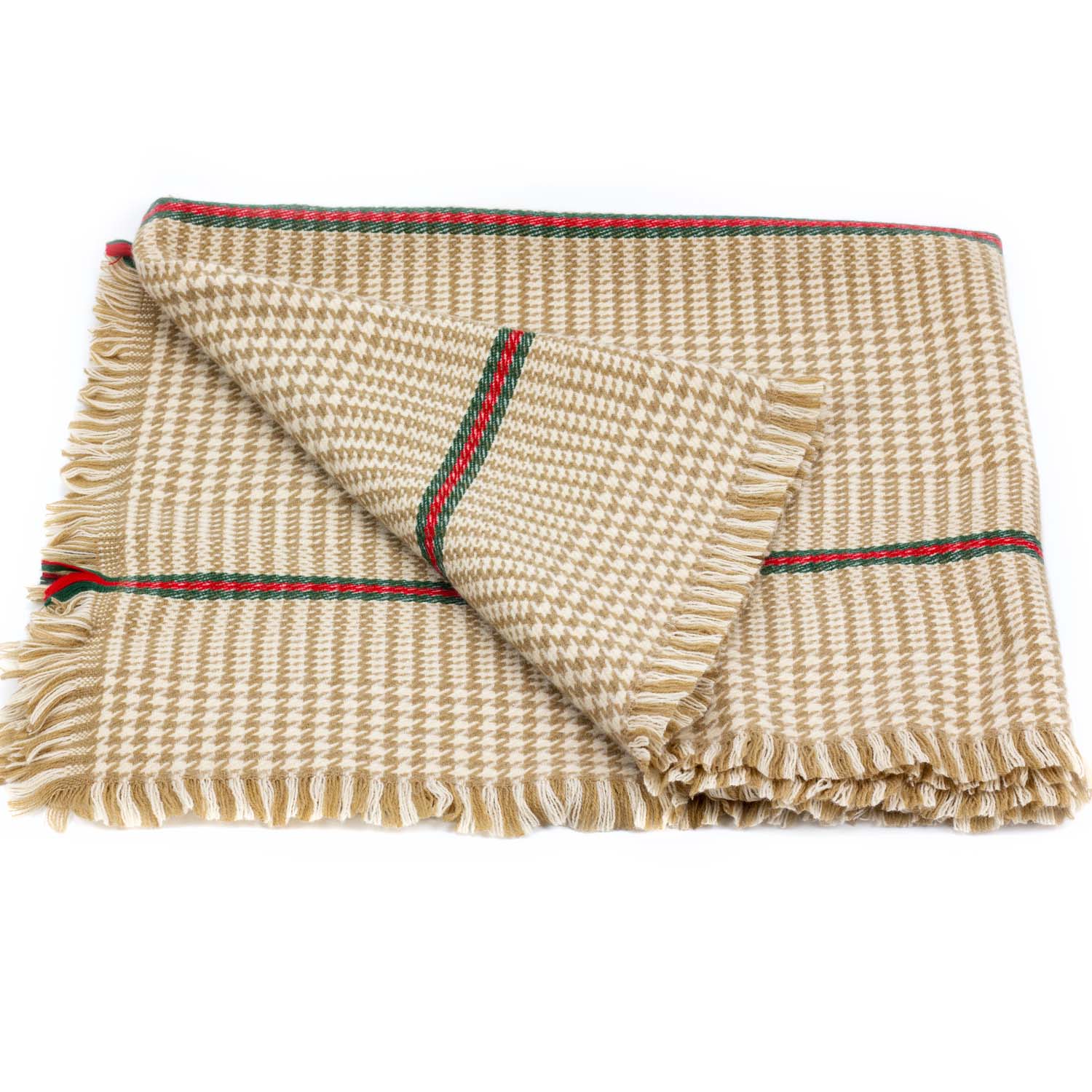 Женский кашемировый палантин LuxWear S184003, Burberry бежевый