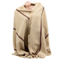 Жіночий кашеміровий палантин LuxWear S184003, бежевий
