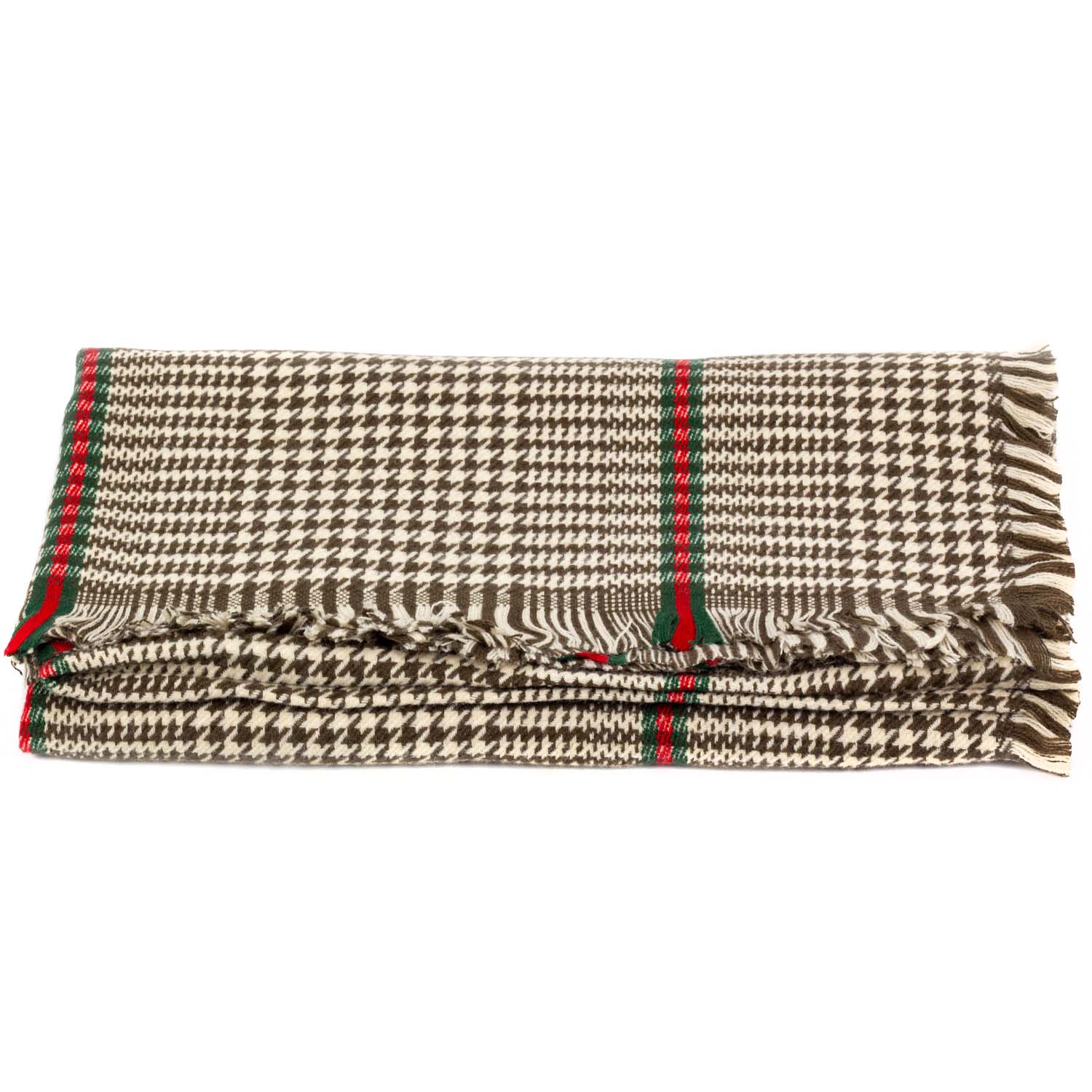 Женский кашемировый палантин LuxWear S184002, Burberry коричневый