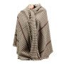 Женский кашемировый палантин LuxWear S184002, Burberry коричневый