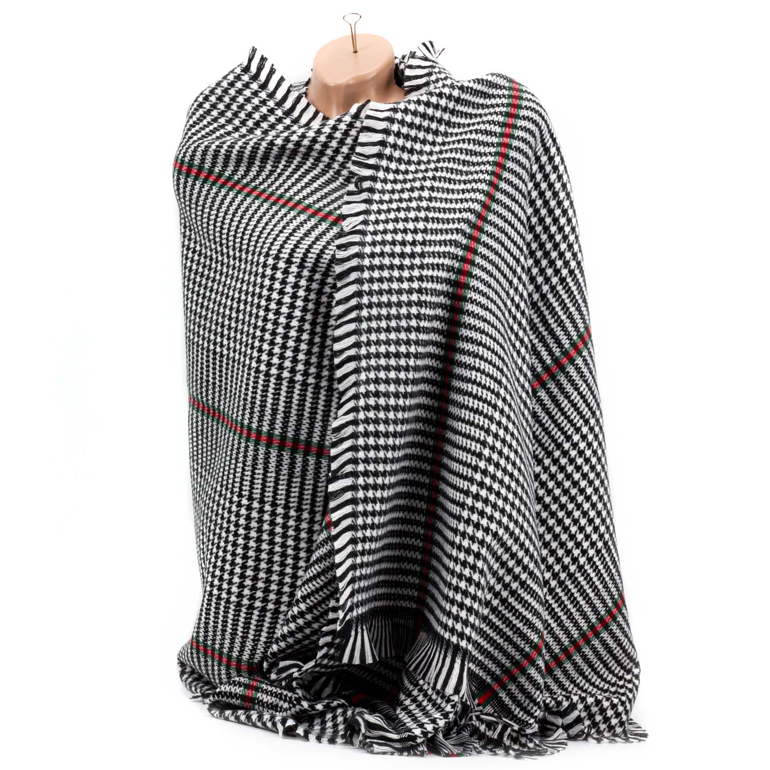 Женский кашемировый палантин LuxWear S184001, Burberry серый