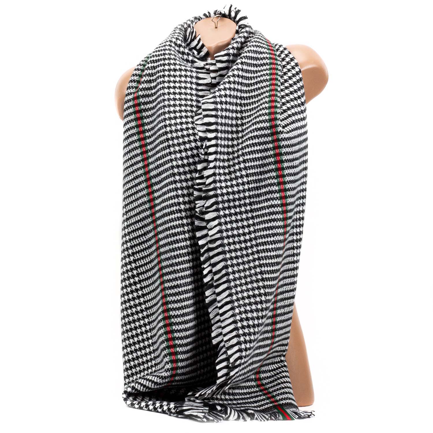 Женский кашемировый палантин LuxWear S184001, Burberry серый