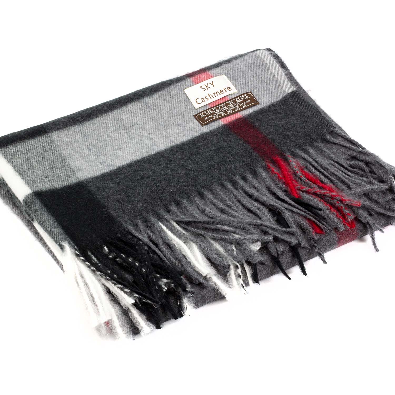 Женский кашемировый шарф LuxWear S131003, Burberry Grey