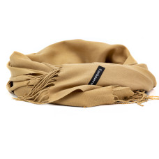 Жіночий кашеміровий шарф Cashmere S90003, верблюд