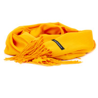 Женский кашемировый шарф Cashmere S90014, желто-оранжевый