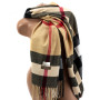 Жіночий кашеміровий шарф  LuxWear S131002, Burberry Light