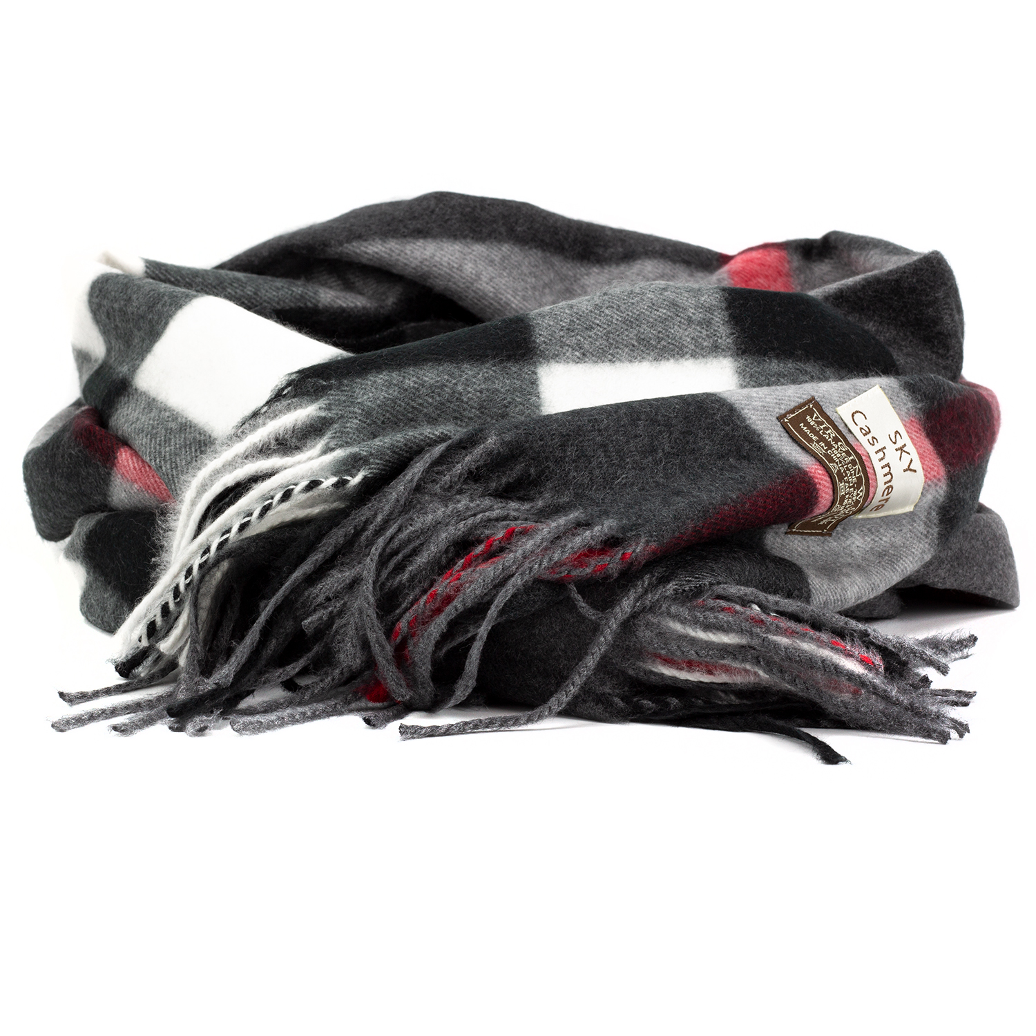 Женский кашемировый шарф LuxWear S131003, Burberry Grey