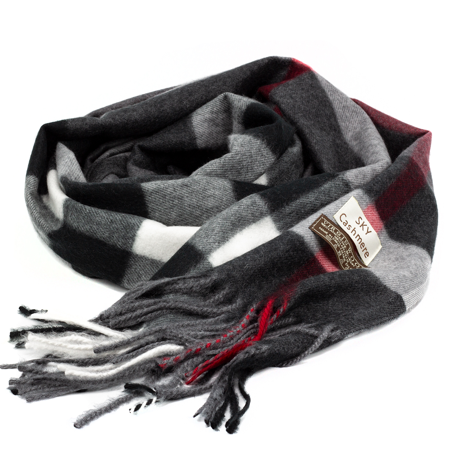 Женский кашемировый шарф LuxWear S131003, Burberry Grey