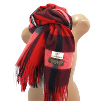 Женский шерстяной шарф Sky Cashmere S176009 красный