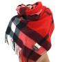 Жіночий вовняний шарф Sky Cashmere S176009 Burberry червоний