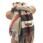 Женский шерстяной шарф Sky Cashmere S176003 Burberry, бежевый
