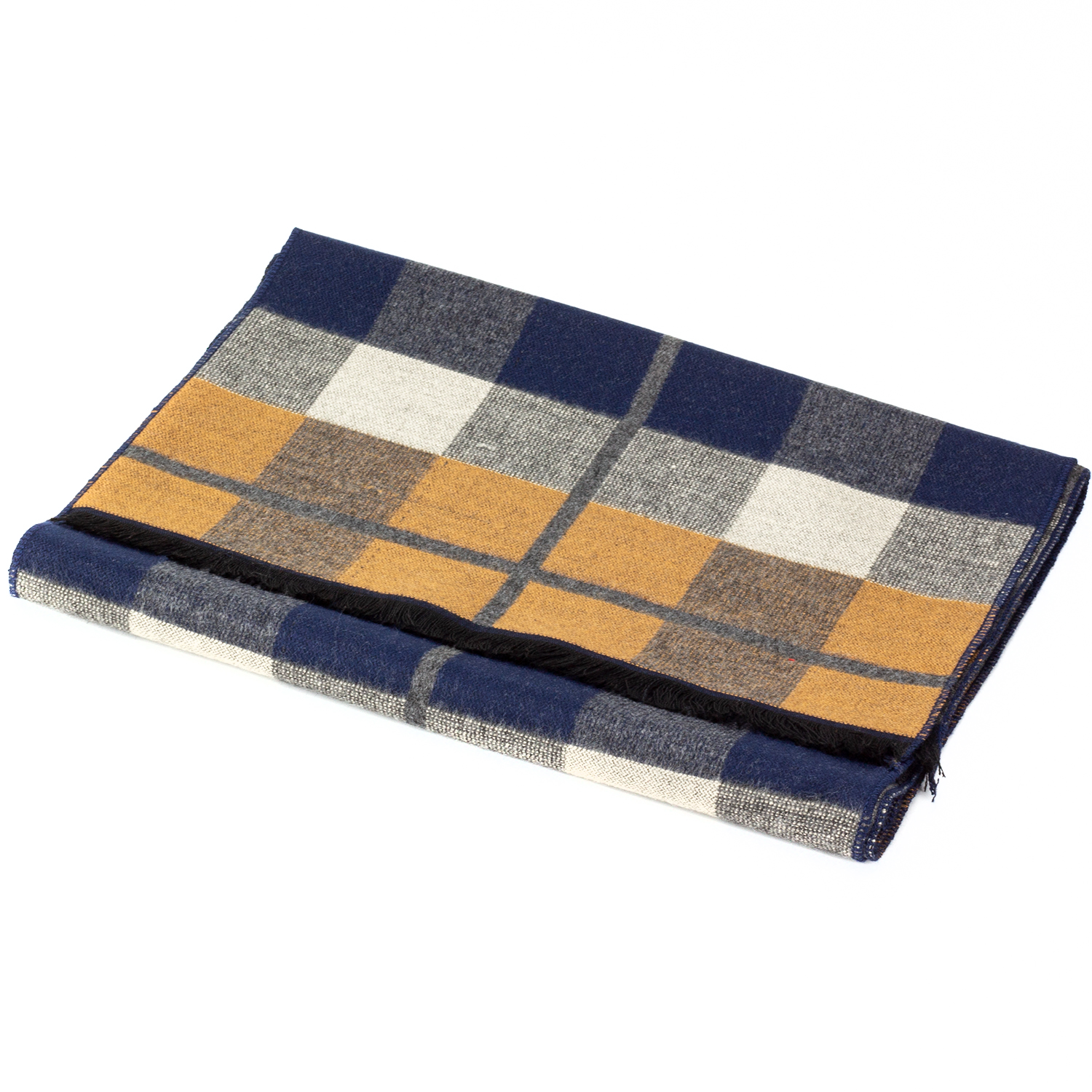 Мужской шарф в клетку LuxWear MS1001 multicolor