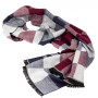 Мужской шарф в клетку LuxWear MS1002 multicolor