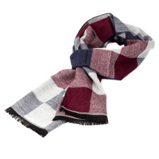Чоловічий шарф у клітку LuxWear MS1002 multicolor