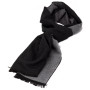 Мужской шарф LuxWear MS2001 черный с серым