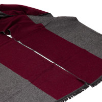 Мужской шарф LuxWear MS1008 серый с карсным