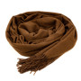 Женский кашемировый шарф LuxWear S128009 Коричневый