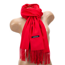 Жіночий кашеміровий шарф LuxWear S47008  Червоний