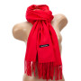 Женский кашемировый шарф LuxWear S47008 Красный