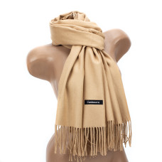 Жіночий кашеміровий шарф LuxWear S47001 Бежевий