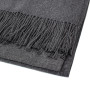 Женский кашемировый шарф LuxWear S47014 Темно-серый