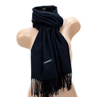 Женский кашемировый шарф LuxWear S47015 Черный