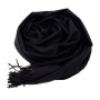 Женский кашемировый шарф LuxWear S47015 Черный