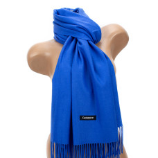 Женский кашемировый шарф LuxWear S47011 Синий