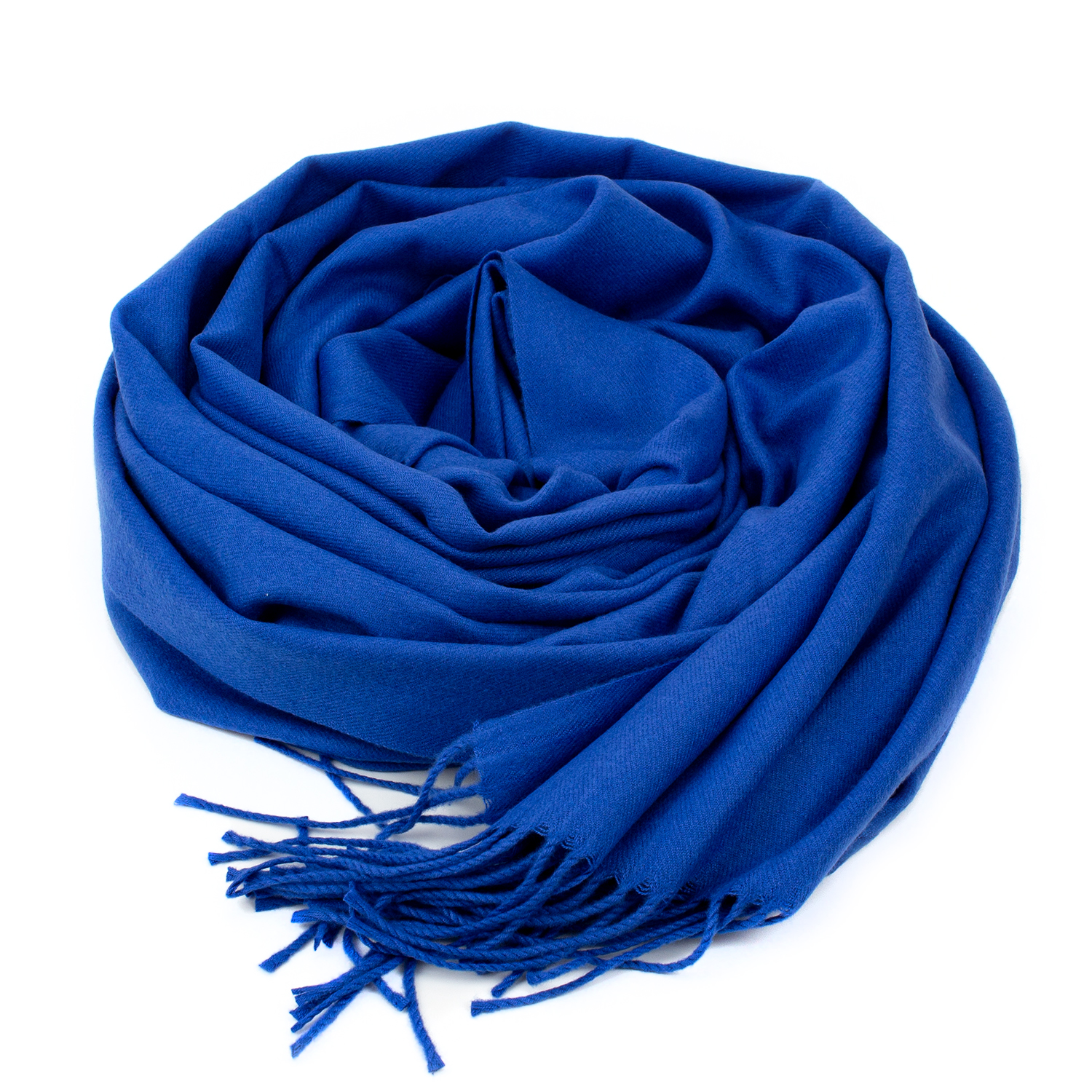 Женский кашемировый шарф LuxWear S47011 Синий