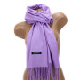 Жіночий кашеміровий шарф LuxWear S47012 бузковий