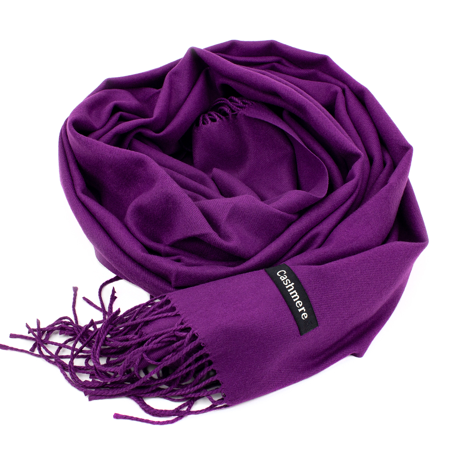 Женский кашемировый шарф LuxWear S47016 фиолетовый